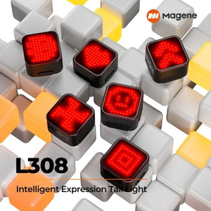 
                  
                    Cargar imagen en el visor de la galería, Magene L308 Luz trasera de expresión inteligente
                  
                