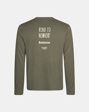 
                  
                    Cargar imagen en el visor de la galería, Balance Long Sleeve T Shirt Olive Grey
                  
                