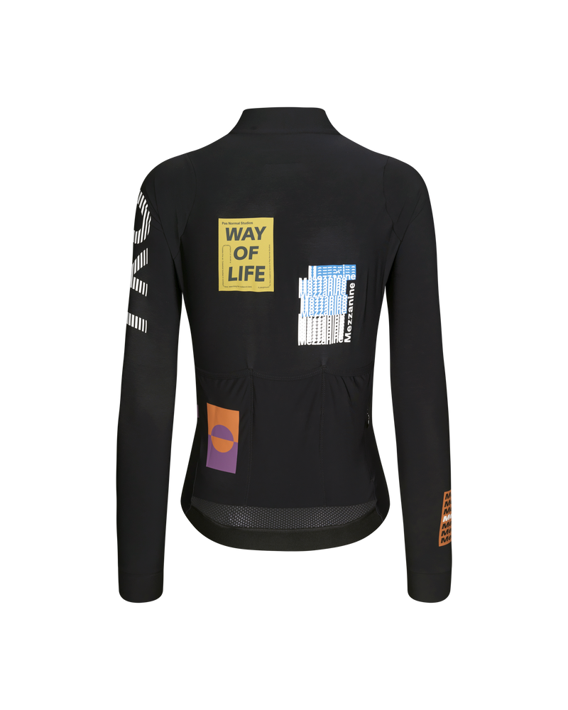 
                  
                    Cargar imagen en el visor de la galería, Women T.K.O. Mechanism Long Sleeve Jersey Black
                  
                